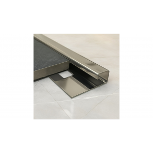 Stainless steel square tile profile