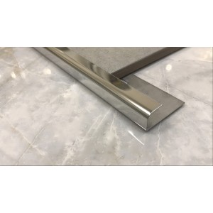 Stainless steel square tile profile