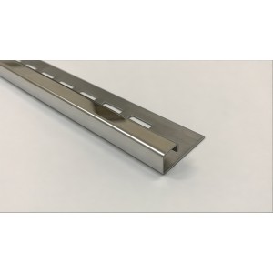 Stainless steel square tile profile