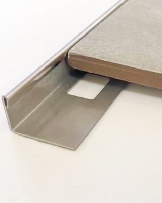 Stainless steel edge trim