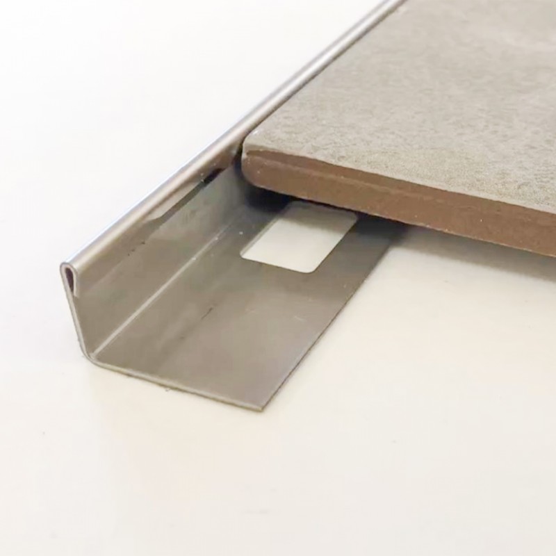 Stainless steel edge trim