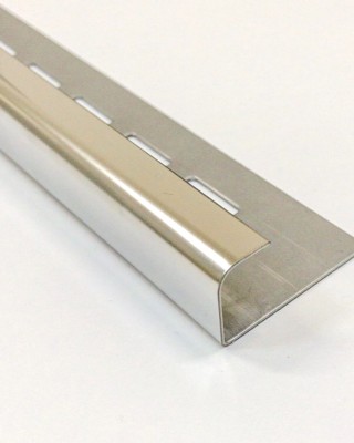 Stainless steel oval tile trim