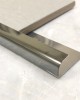 Stainless steel oval tile trim