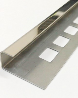 Stainless steel square tile profile