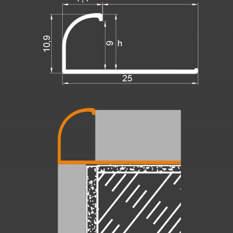 Aluminum Corner Profile