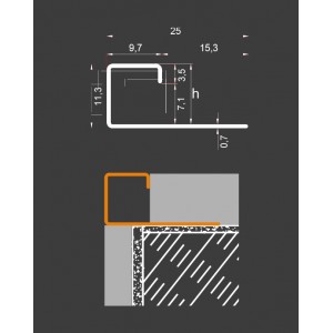 Aluminium Quadratprofil