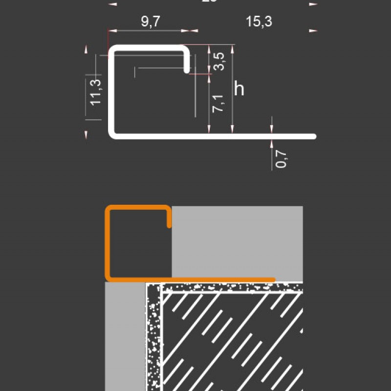 Aluminium Quadratprofil