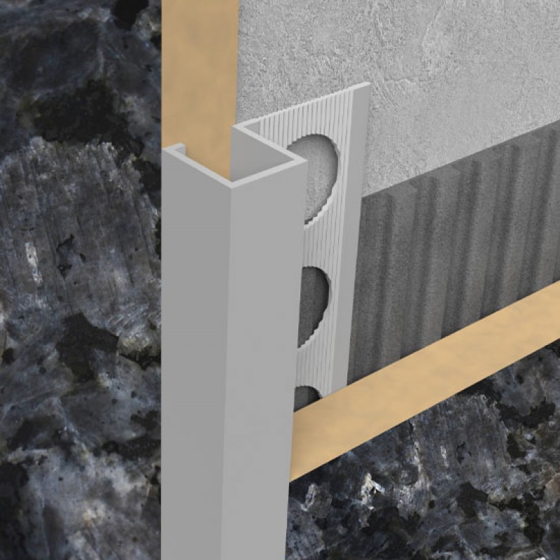 Aluminium Square Edge Profile