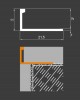 Aluminium L - Shape Profile