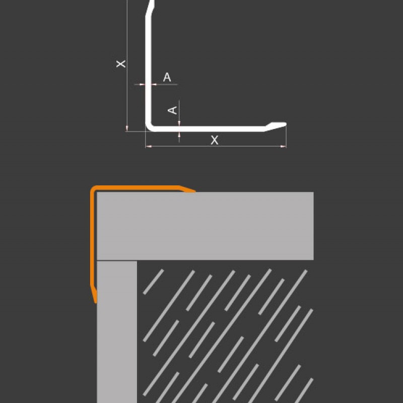 Aluminium Eckschutzprofil